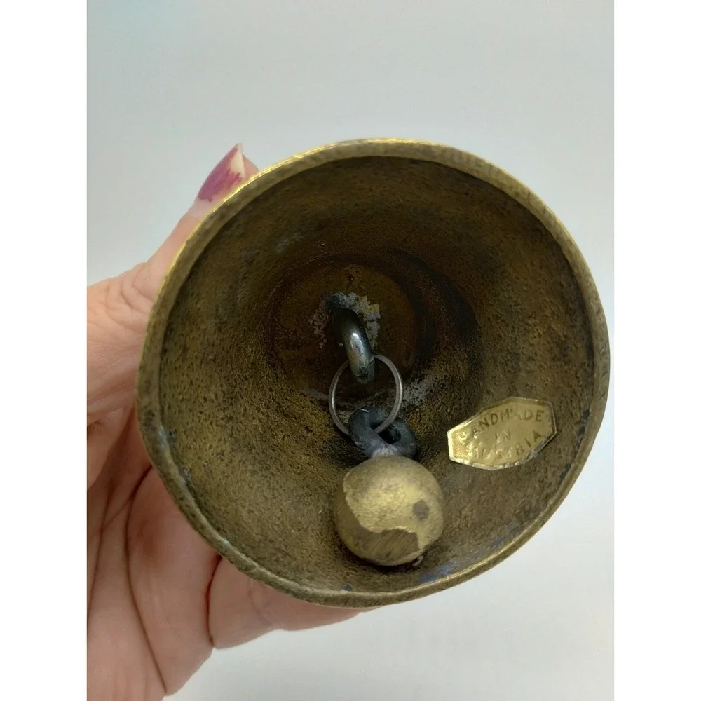 Walter Bosse PENGUIN bell Handmade In Austria brass 4.5